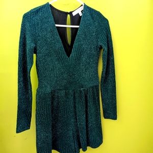 Small knit sparkly romper.
